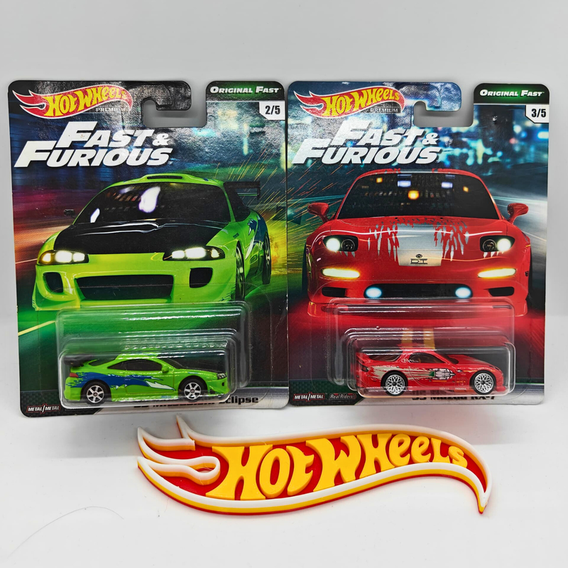 HOT WHEELS 2019 FAST & FURIOUS ORIGINAL FAST 95 MAZDA RX7