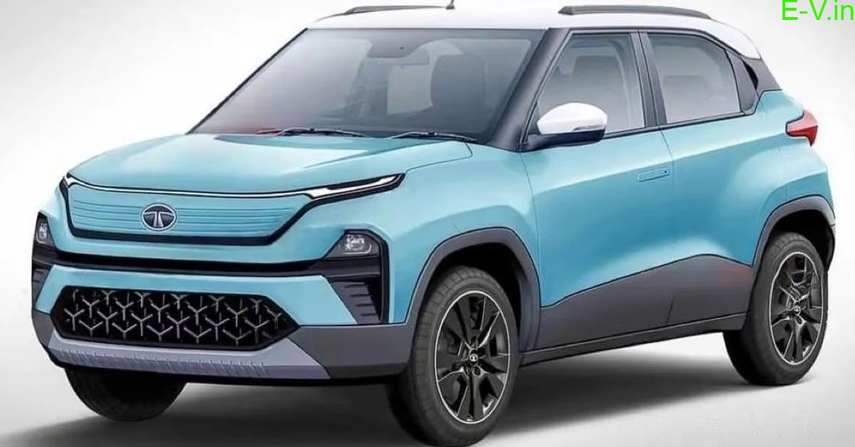Tata Punch EV render