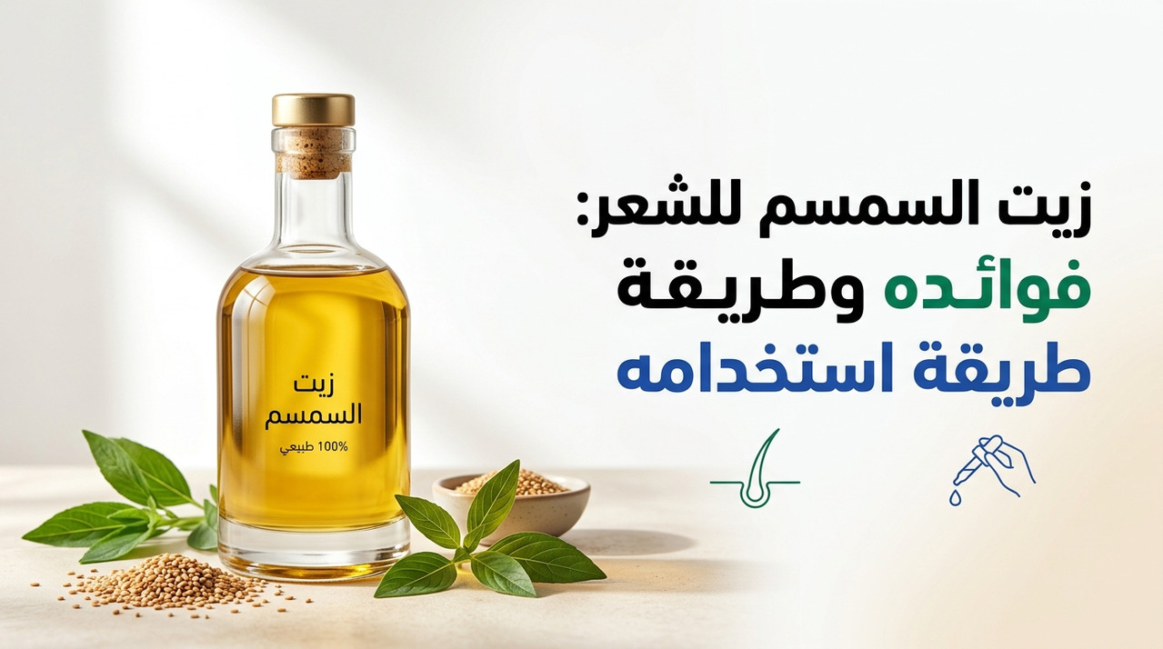زيت السمسم للشعر فوائد واستخدامات