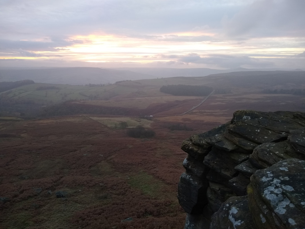 top of stanage