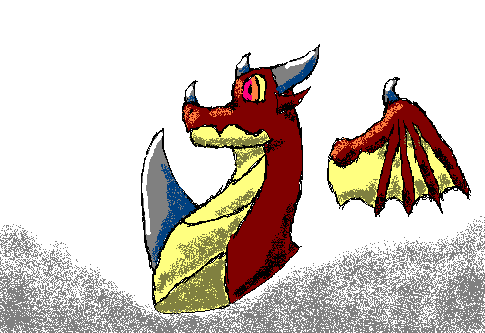 Spiky-derg (made in something titled 'Draw Like It's the 90s' from Bored Button)