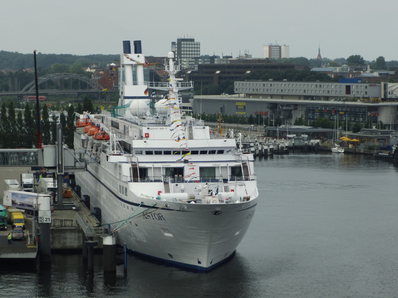 Astor in Kiel harbour