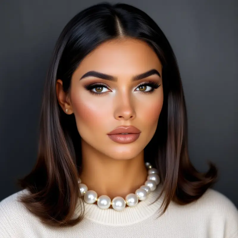Effortless Grace With a Touch of Glam - short hair old money