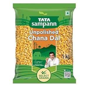 Tata Sampann Unpolished Chana Dal, 1 kg Pouch