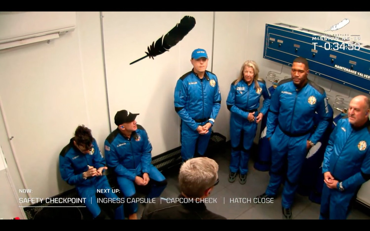 Viaja al espacio hija del primer astronauta de EU en cohete de Blue Origin