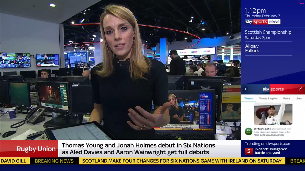 07 February - 13.00.00 - Sky Sports News. All the news from the 