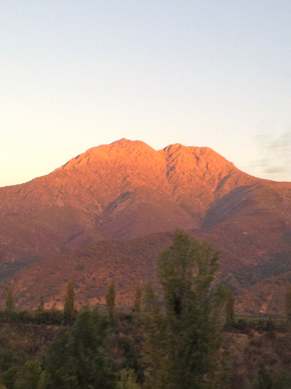 Chile Andes Sunset Stierch