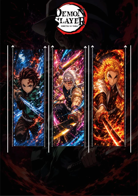 Marcador de Demon Slayer 3