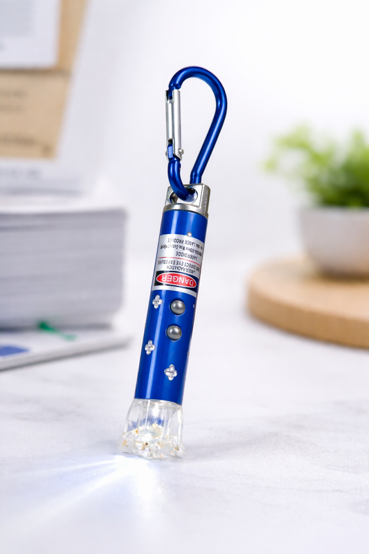 Mini LED Laser Pointer Keychain