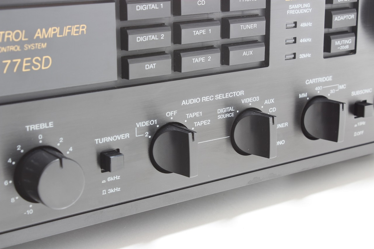 Sony TA-E77ESD Beschriftung 4