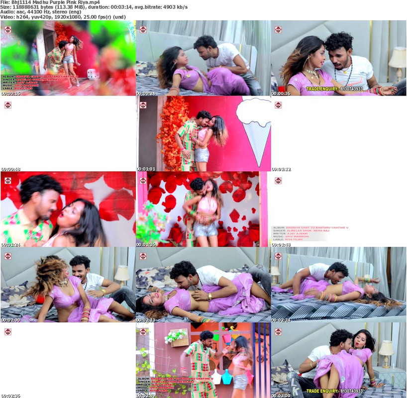 Bhj1114 Madhu Purple Pink Riya