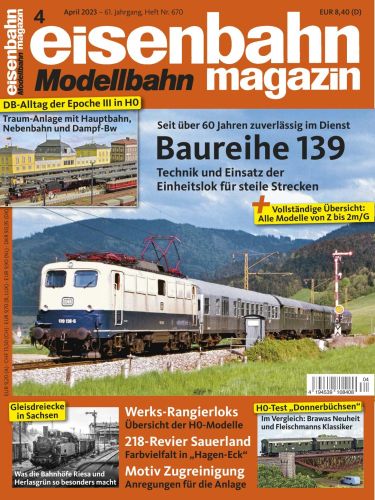 Cover: Eisenbahn Magazin No 04 April 2023