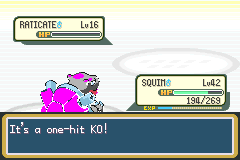 A battle screen.