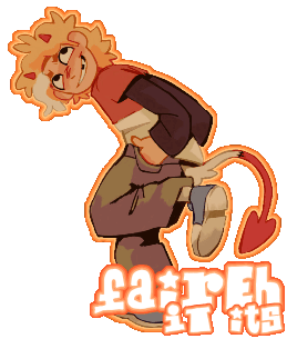 "faireh" and "it its" are written in the font "mixed up", and sits on the bottom right of a drawing of c!tommy by hiraethminds. the drawing is a gif, edited so it's rocking back and forth
