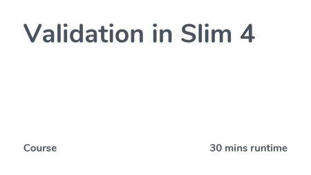 Validation in Slim 4