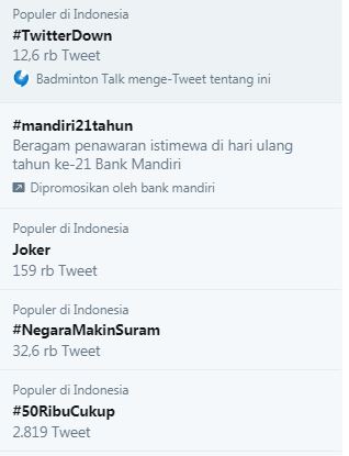 Film Joker trending topic Twitter