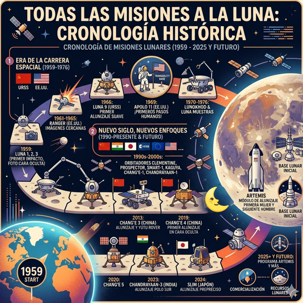 toda la carrera lunar