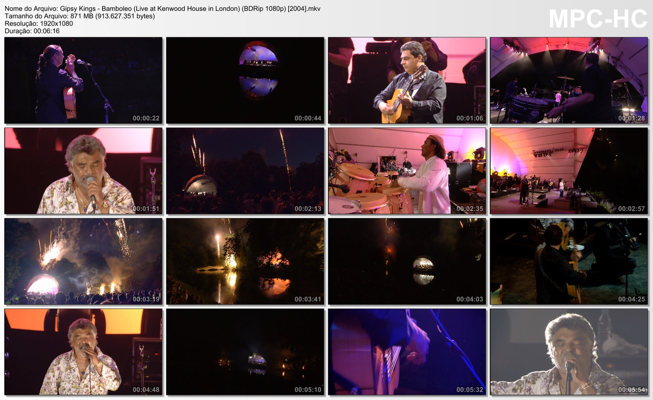 Gipsy Kings - Bamboleo (Live at Kenwood House in London) (BDRip 1080p) [2004]