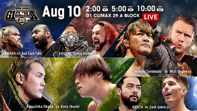 NJPW G1 Climax 29 10 08 2019 Day 17 