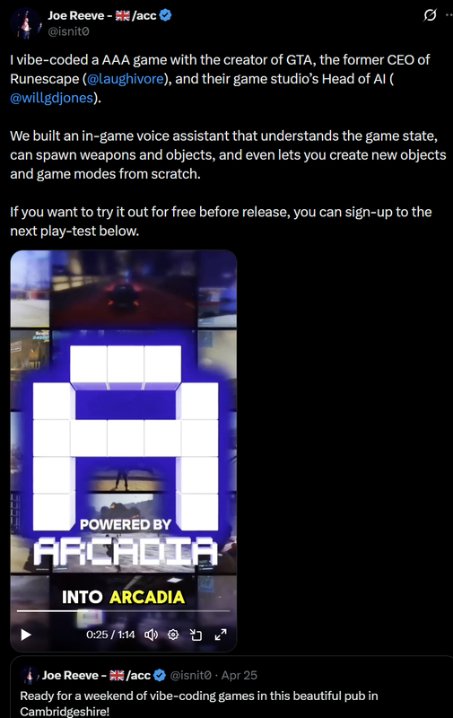 Build A Rocket Boy staff (including both co-CEOs) vibe coded AI slop ...