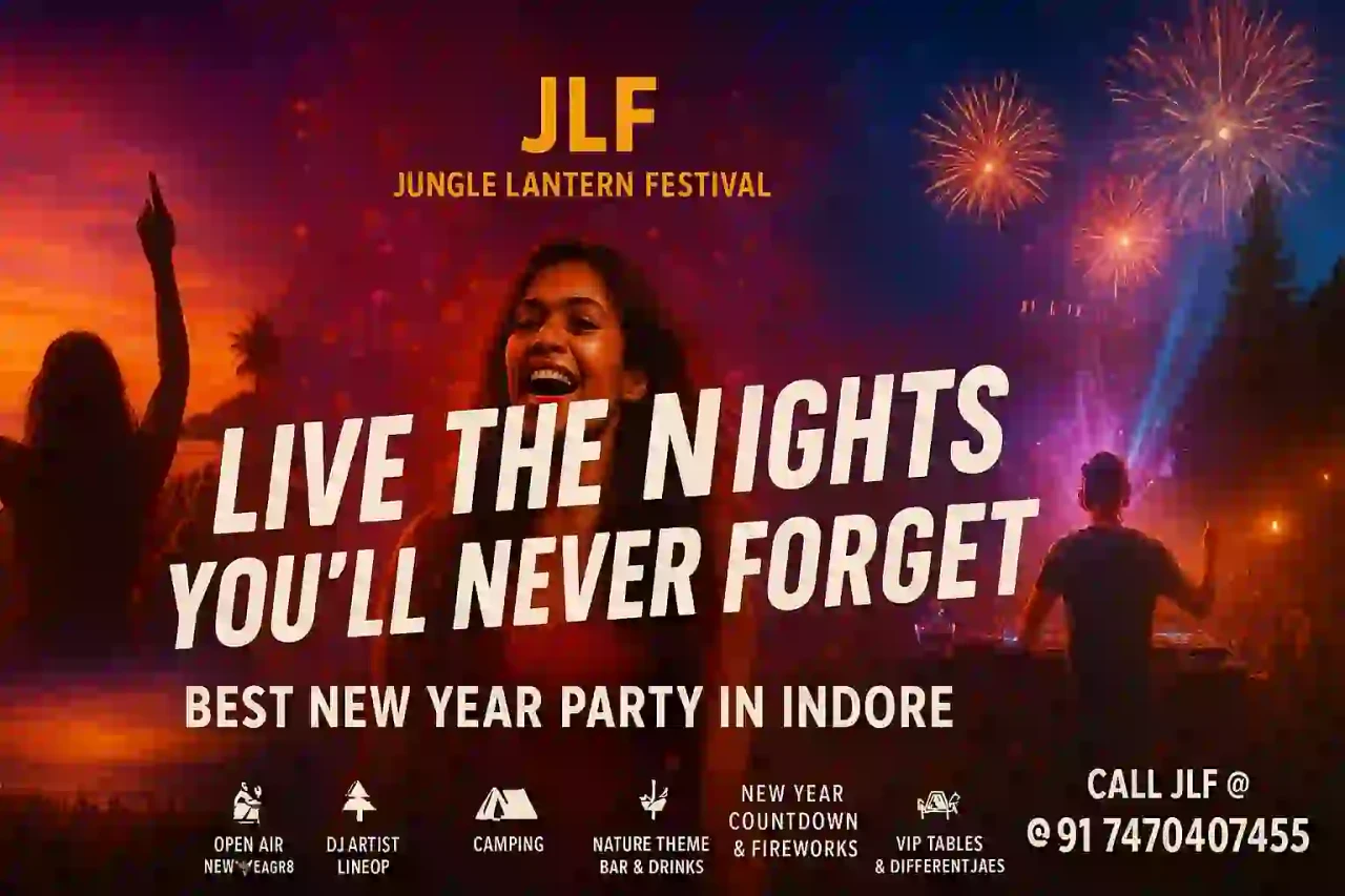 Top New Year Party In Indore Jungle Lantern Festival