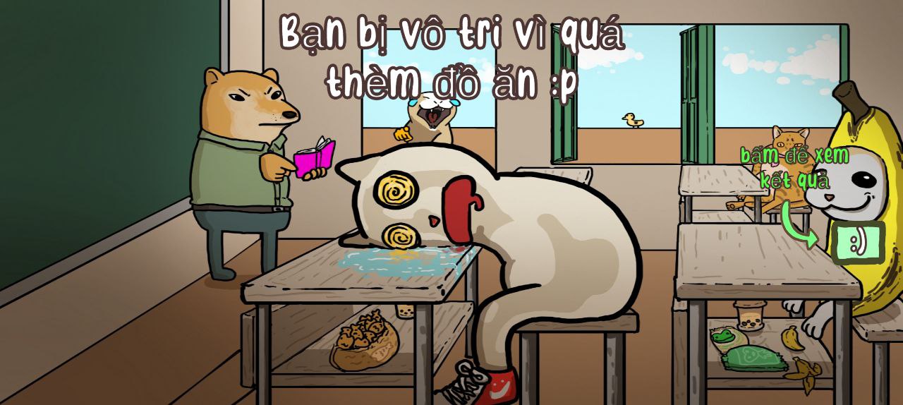 Cat Eat In Classroom APK