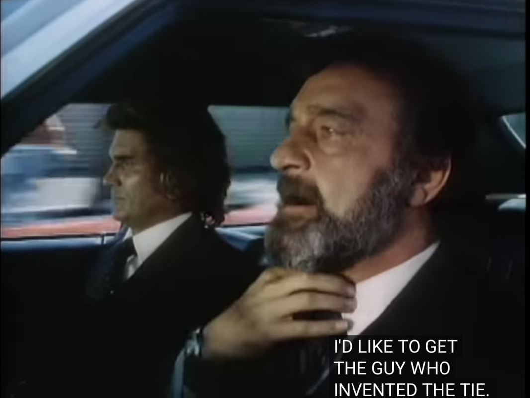 Actors Michael Landon, Victor French in Highway To Heaven