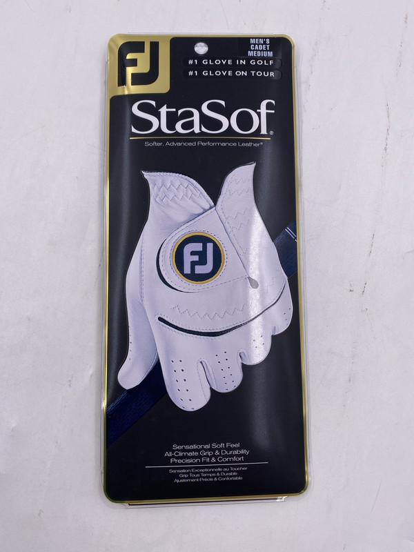 STASOF FJ GOLF GLOVES MENS  MEDIUM LEFT HANDED  CADET 66779