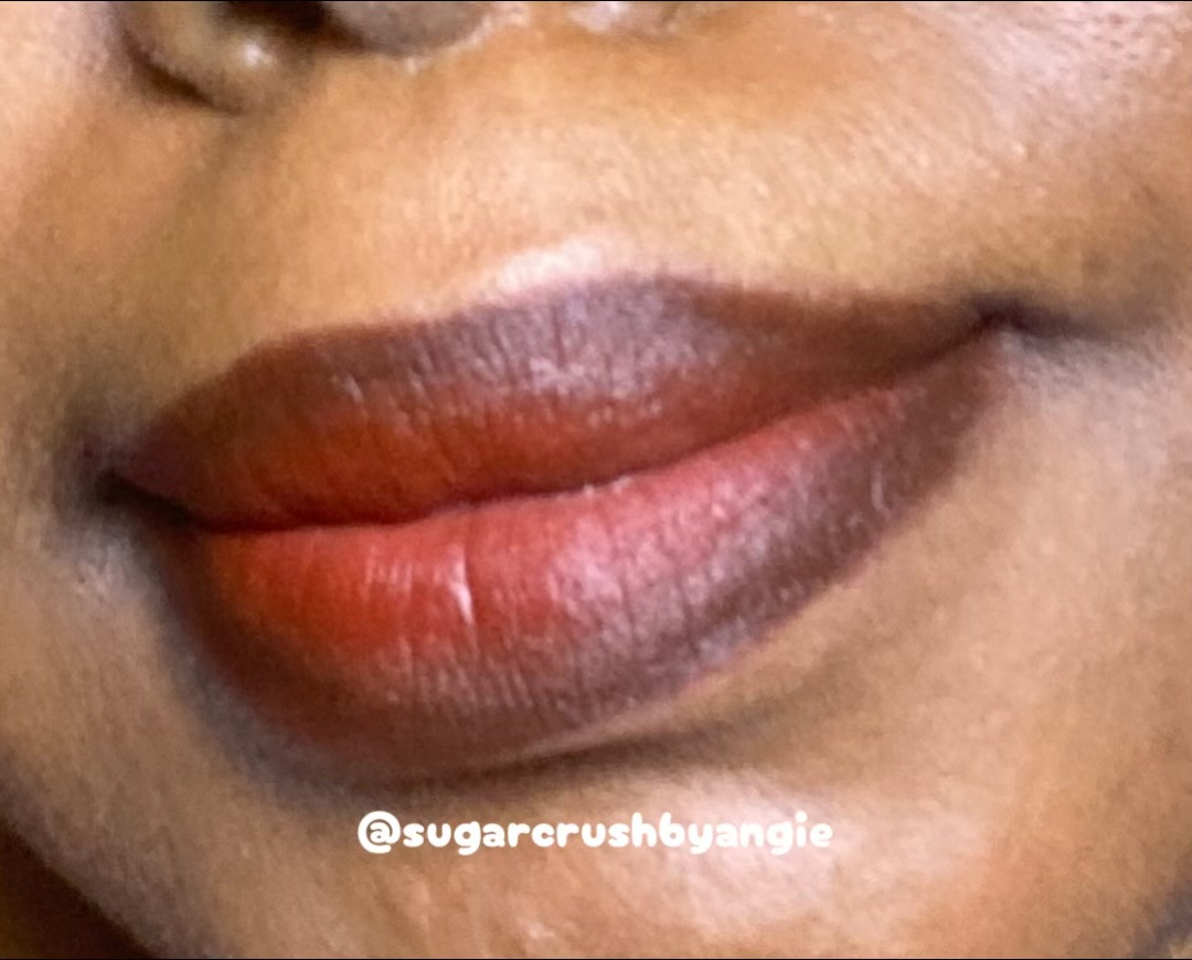 Burnt orange lips