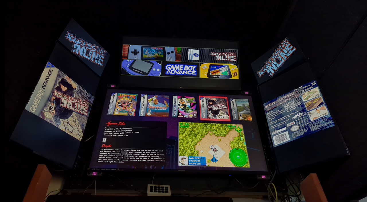 Many screens snapshot