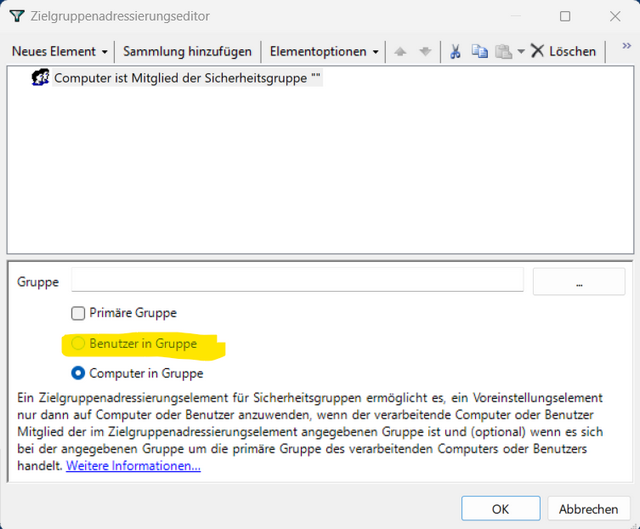 Zielgruppenadressierung