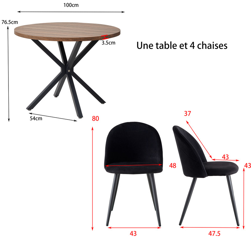 Dimensions de l'ensemble