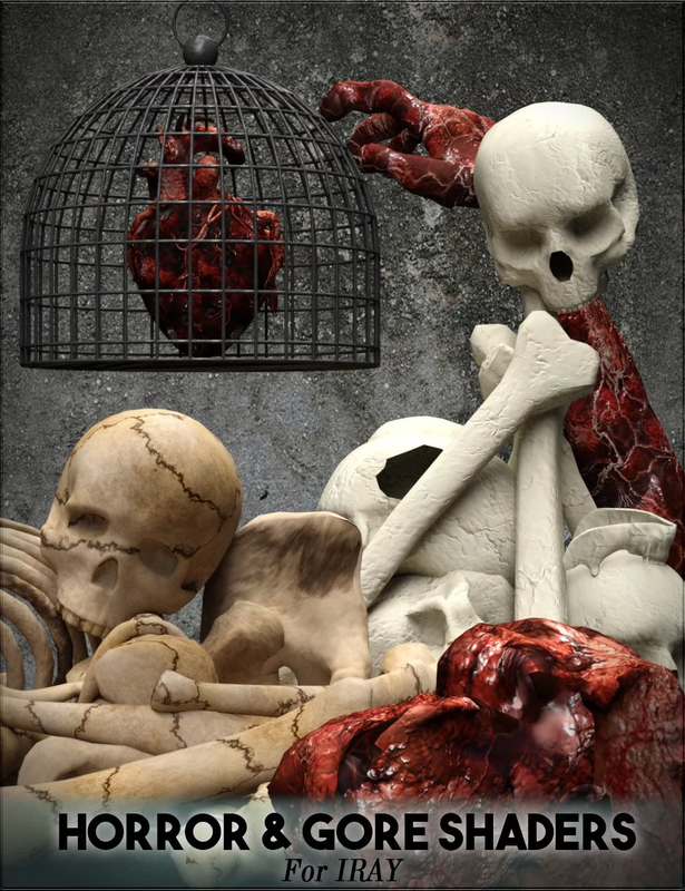 Horror and Gore Iray Shaders Horror and Gore Iray Shaders