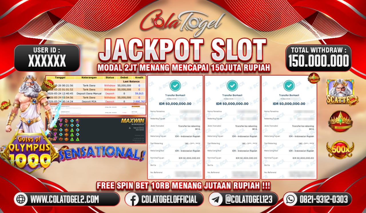 JACKPOT SLOT GACOR!!
