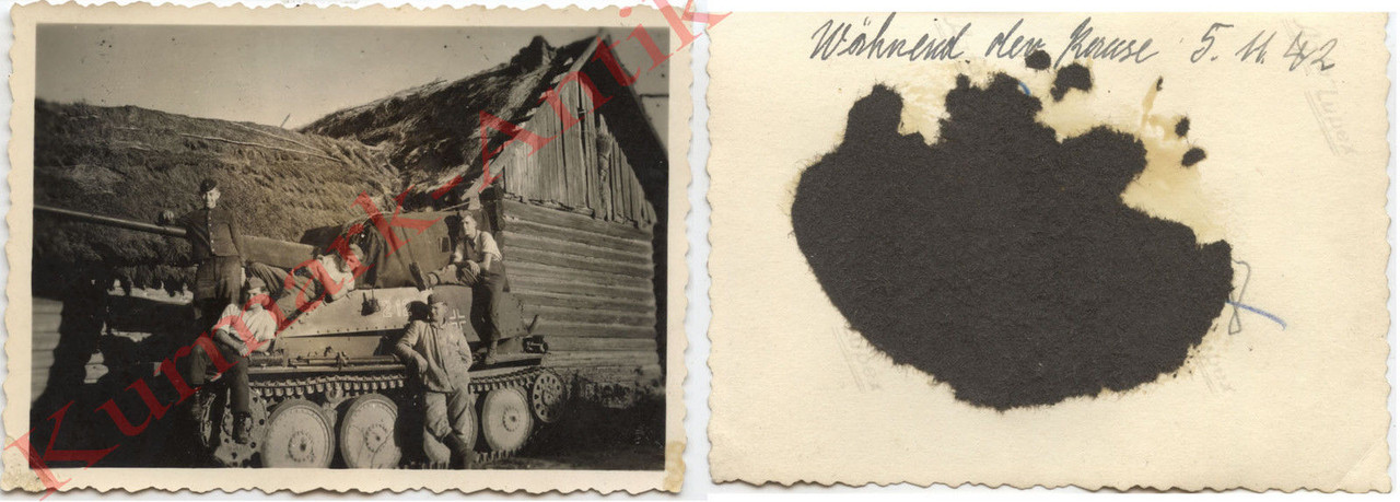 Foto Wehrmacht Russland 1942 Panzer Jäger Marder