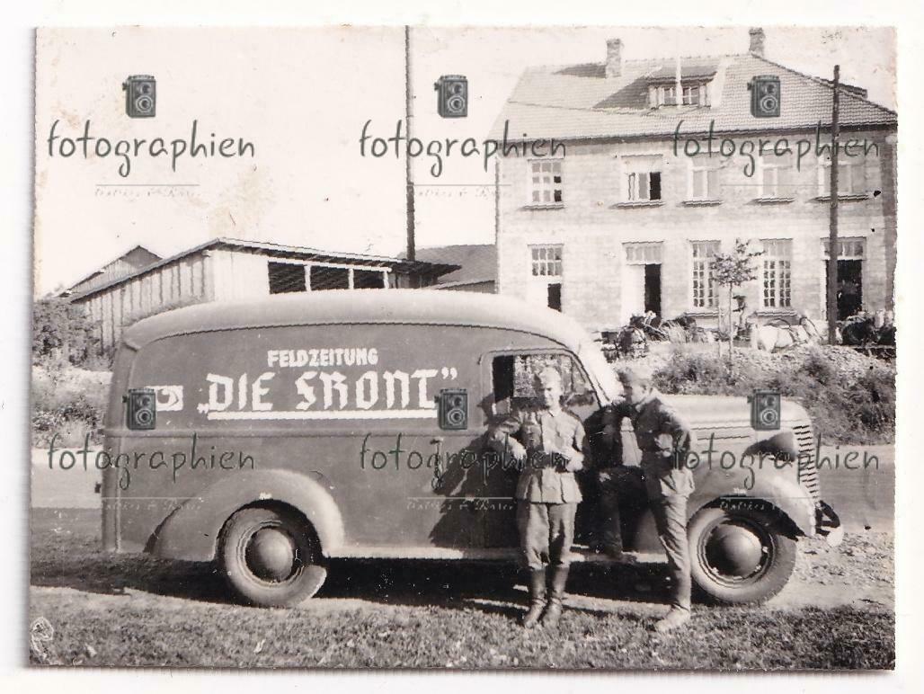 org. Foto Lettland Riga Feldzeitung Die Front Kfz Lkw (3)