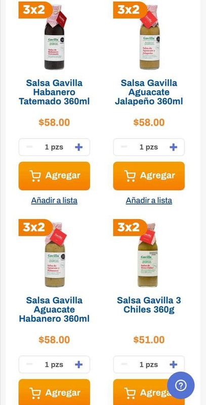 Chedraui: 3x2 en Salsas Gavilla 360d 
