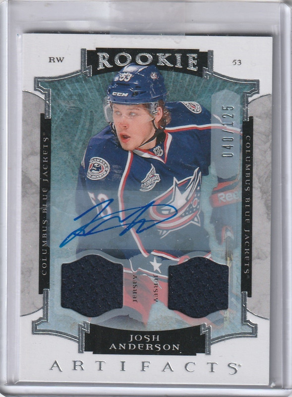 COLU - Anderson Artifacts Dual Jersey Auto