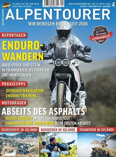 Cover: Alpentourer Motorradmagazin No 04 2022 Cover: Alpentourer Motorradmagazin No 04 2022
