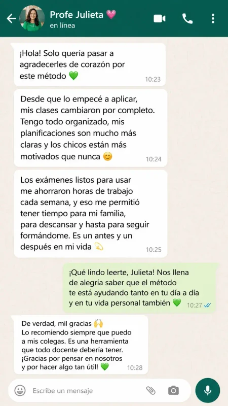 Reseña WhatsApp docente 2