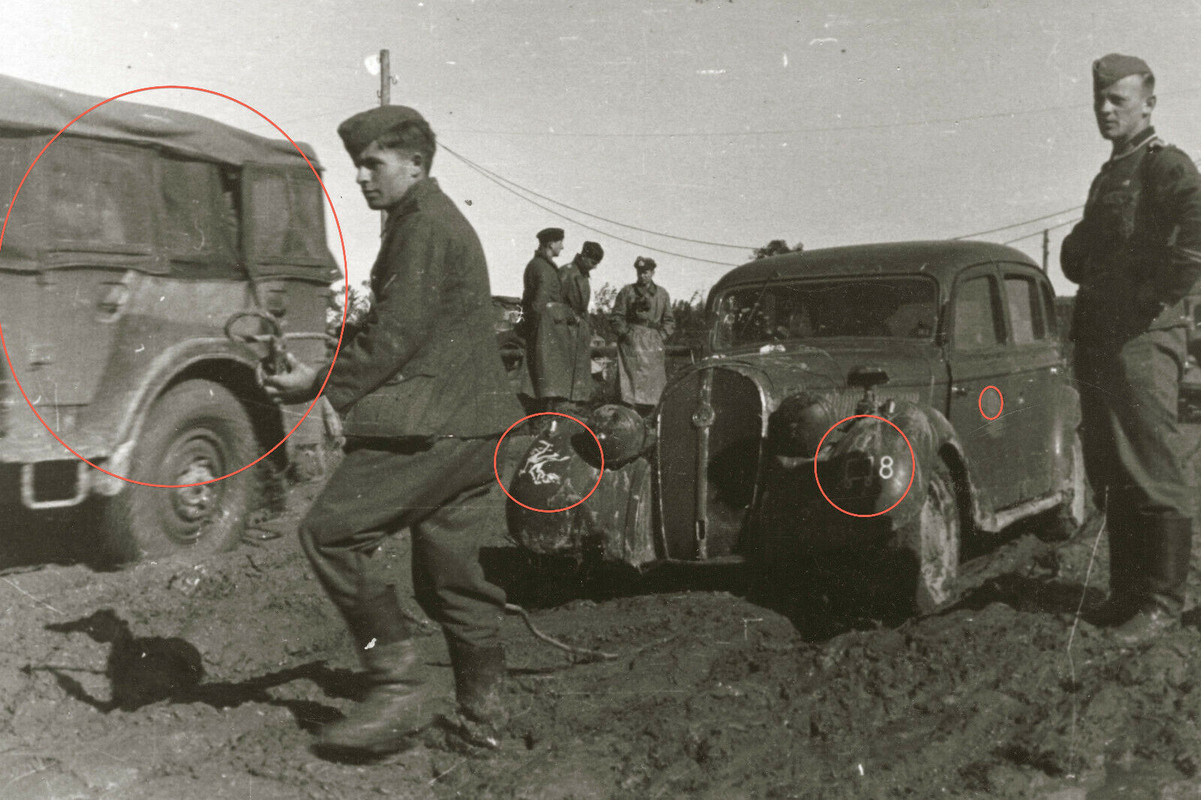 Orig. Fotos PKW 11.Panzer-Div. Rußland Gespensterdivision