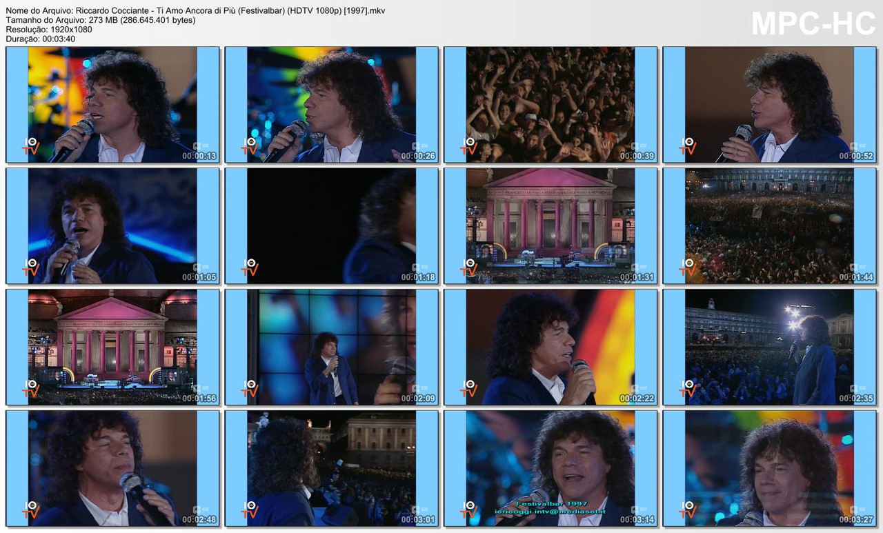Riccardo Cocciante - Ti Amo Ancora di Più (Festivalbar) (HDTV 1080p) [01.09.1997]