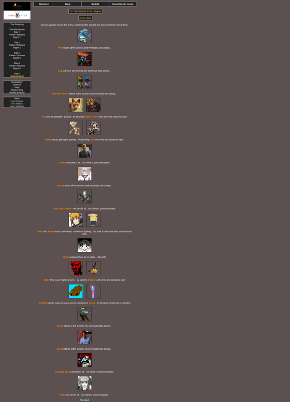 Arena Event (right after Day 5)