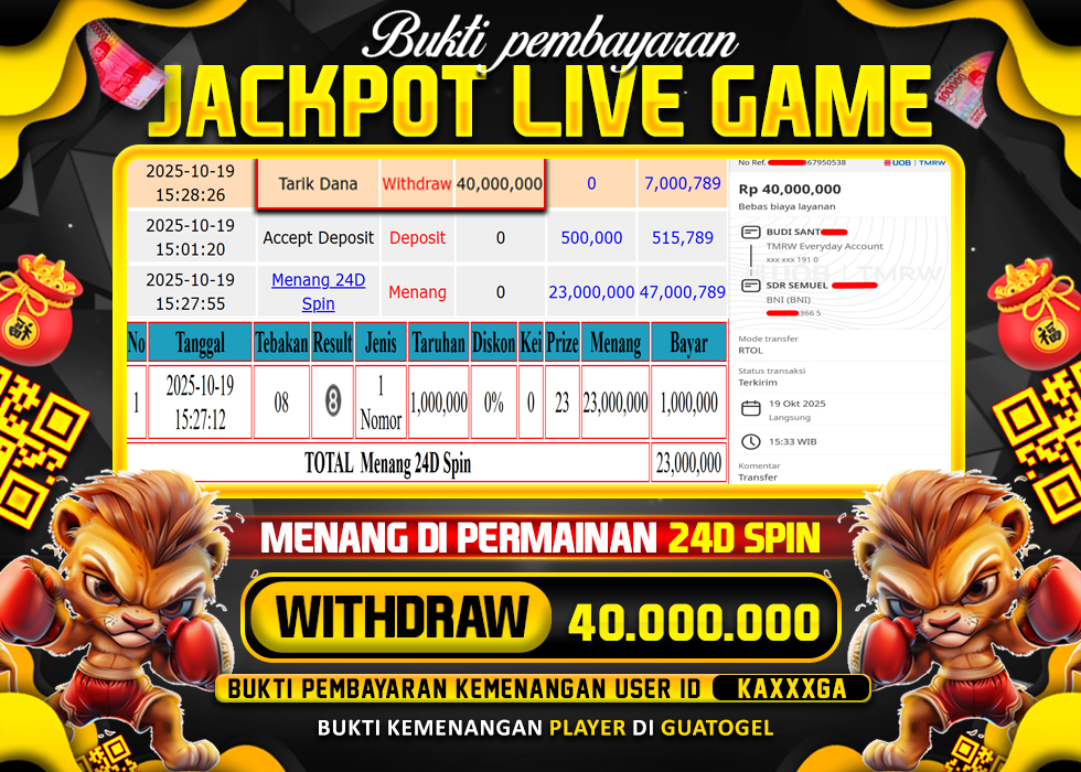 BUKTI JACKPOT LUNAS GUATOGEL