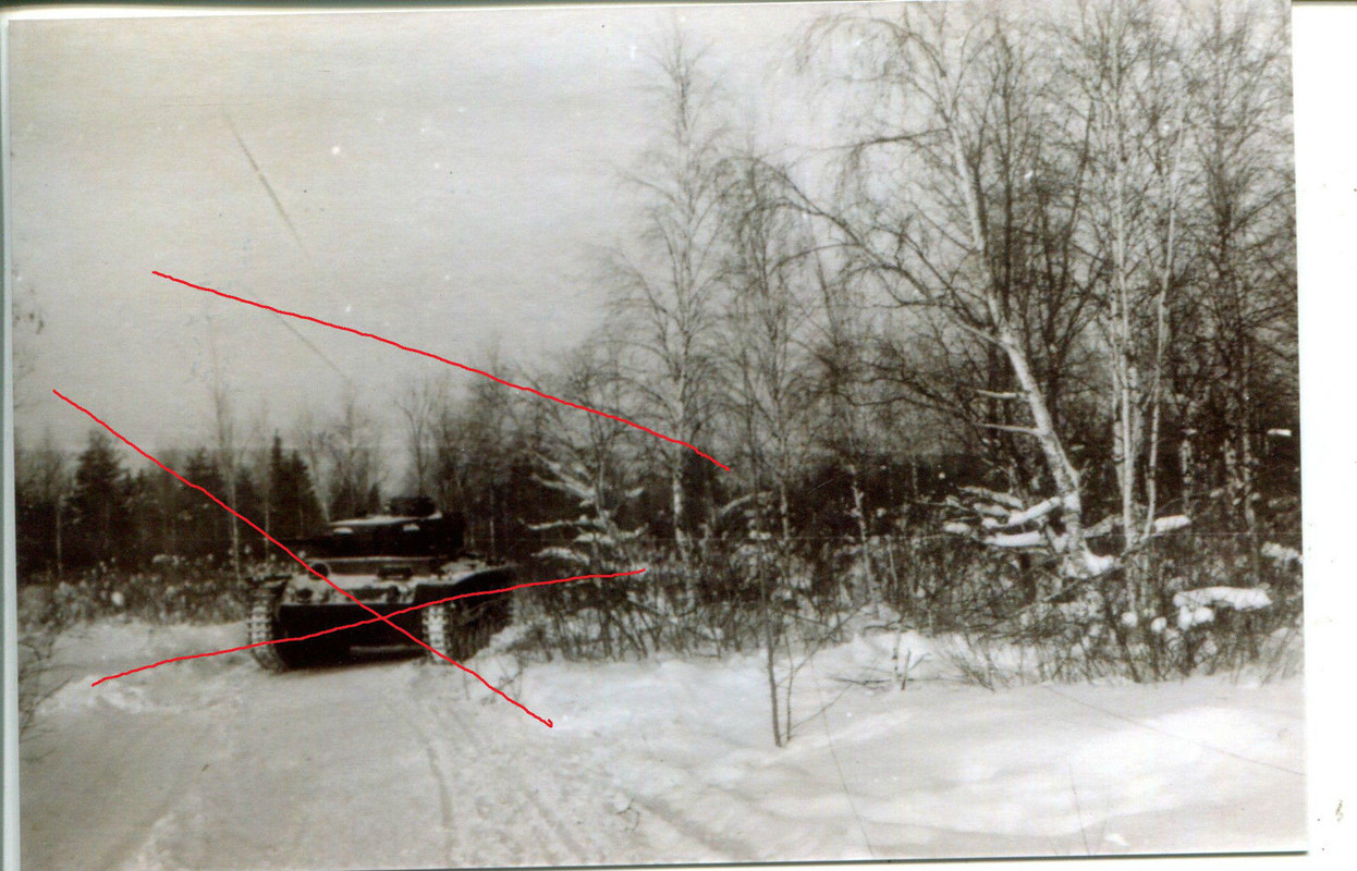 Tank IV Wehrmacht in Rußland im Winter