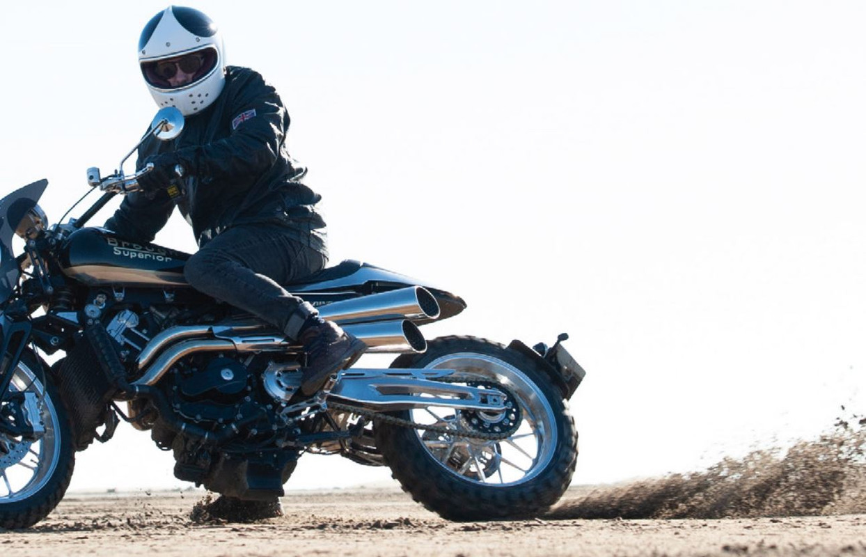 Brough Superior beach
