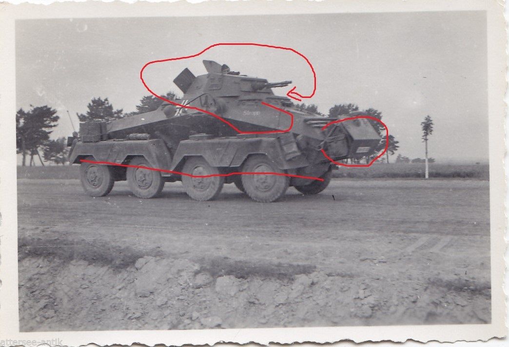 Deutscher 8 Rad Spähwagen Sd.Kfz.232 Rad- Panzer