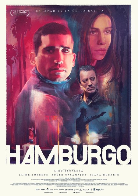 PÓSTER DE LA PELÍCULA “HAMBURGO”, DE LINO ESCALERA, PROTAGONIZADO POR JAIME LORENTE