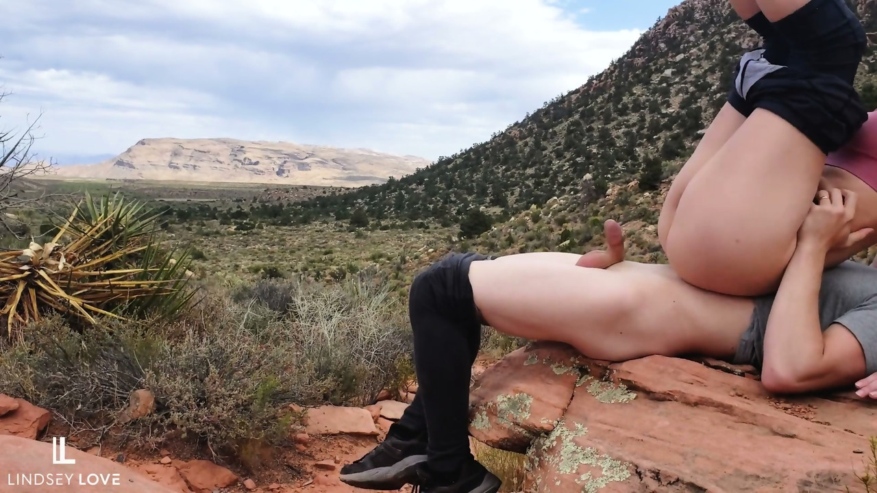 College Friends Sex at the Red Rock Canyon