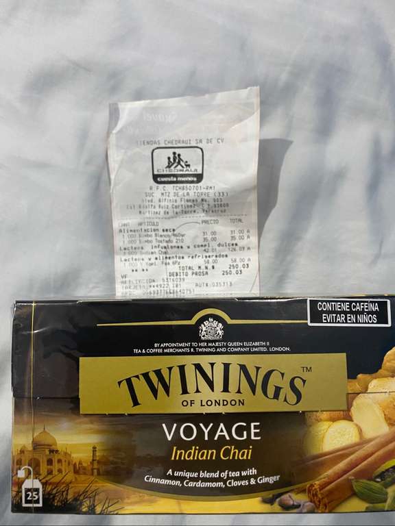 Chedraui Martínez de la Torre: Twinings Te chai